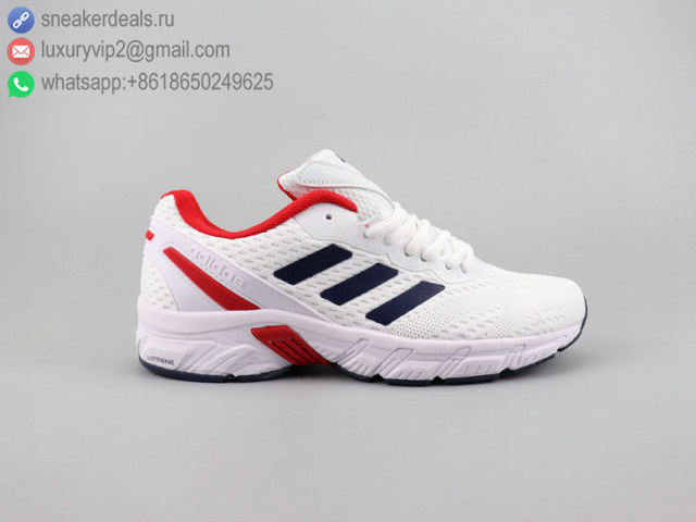 ADIDAS ENERGY BOOST 2 ESM WHITE NAVY RED MEN RUNNING SHOES